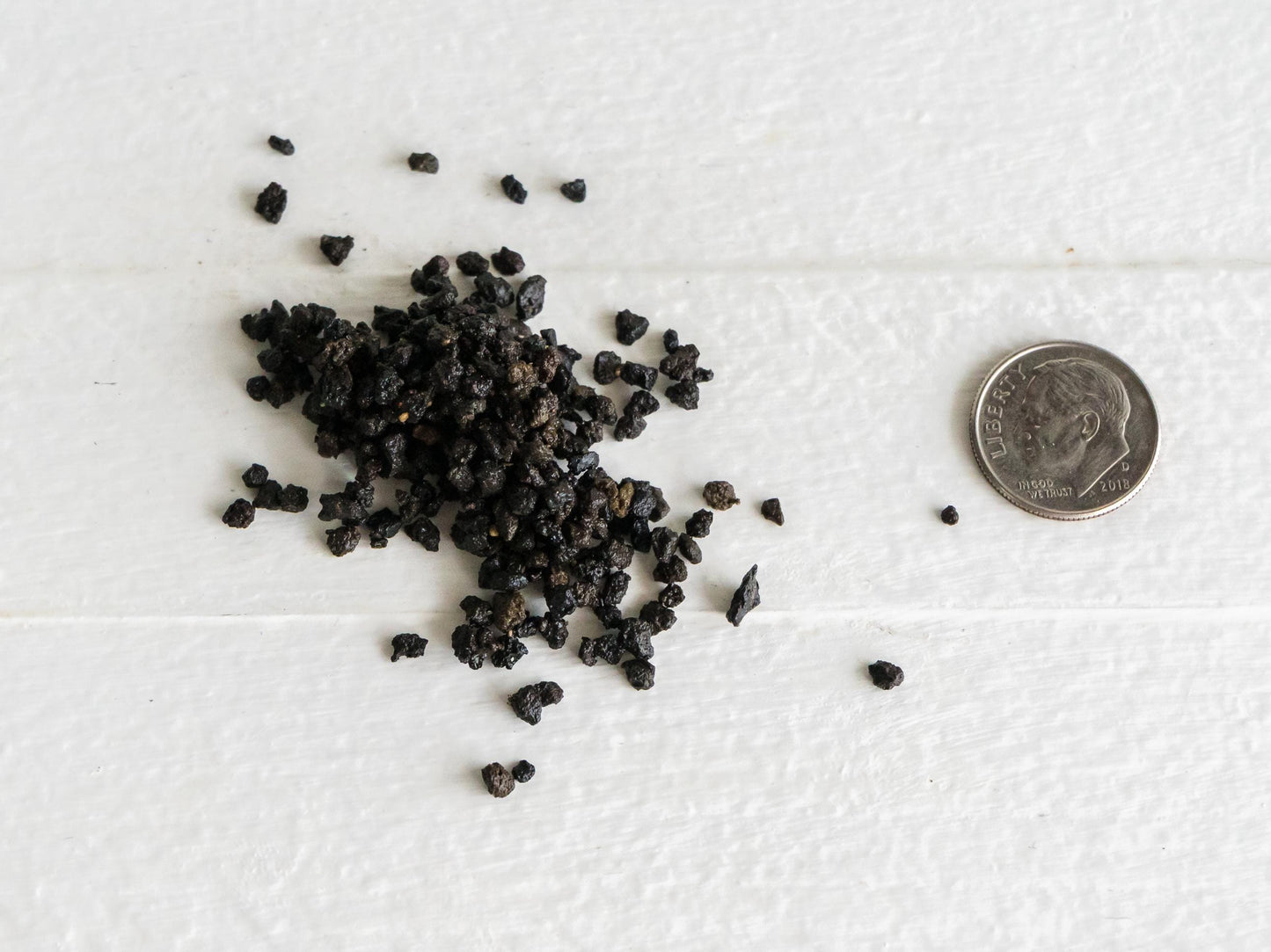 1/32" Very Small Black Lava Rock - 1 Quart / 4 Cups - Cactus, Succulent, Bonsai Tree Soil Mix